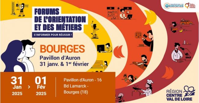 Forum de l’orientation et des Métiers – Bourges 31 janvier et 01 février 2025 – CONCOURS SUP